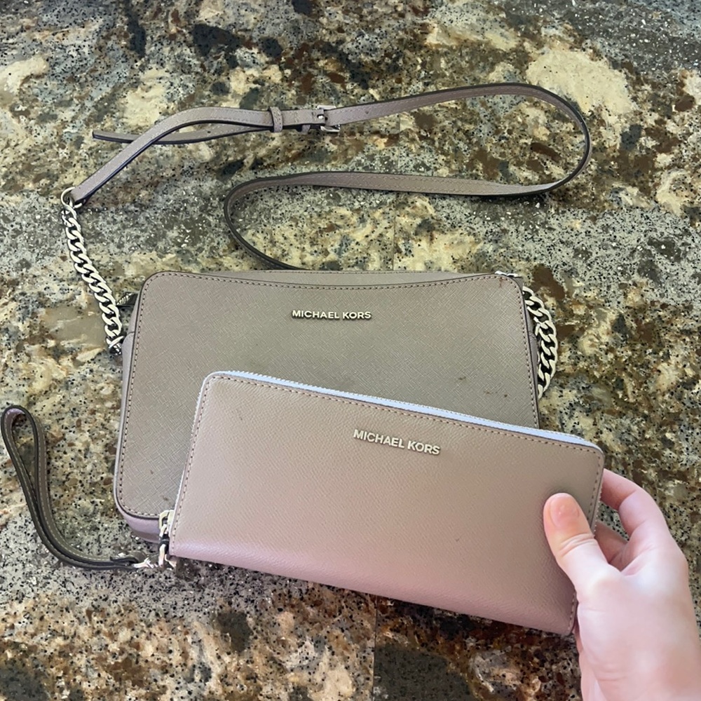 Matching purse and wallet
